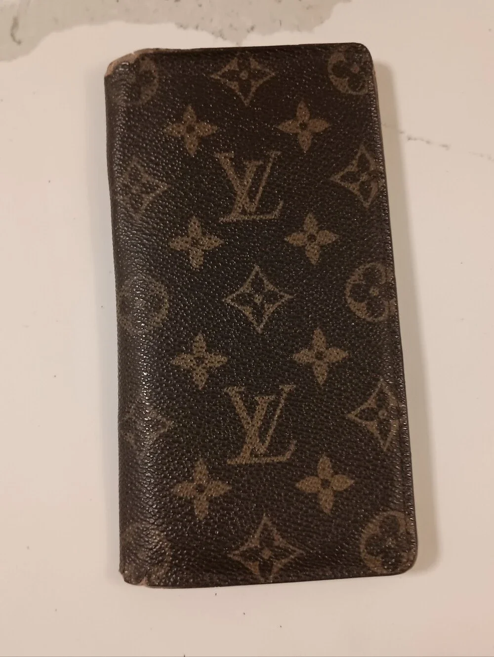 AUTHENTIC Louis Vuitton Monogram Porte Valeurs Cartes Credit Long Wallet